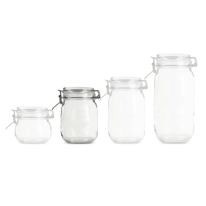 Set 3 borcane Kilner cu clip de 1l/34 oz, capace vid, pompa AIRTENDER Set 3 borcane Kilner cu clip de 1l/34 oz, capace vid, pompa AIRTENDER