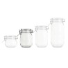 Set 3 borcane Kilner cu clip de 1l/34 oz, capace vid, pompa AIRTENDER