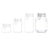Set 3 borcane BORMIOLIO patrate cu clip de 2 litri, capace vid, pompa AIRTENDER