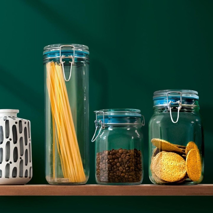 Borcan Kilner cu clip de 1l/34 oz, capac vid, pompa AIRTENDER Borcan Kilner cu clip de 1l/34 oz, capac vid, pompa AIRTENDER