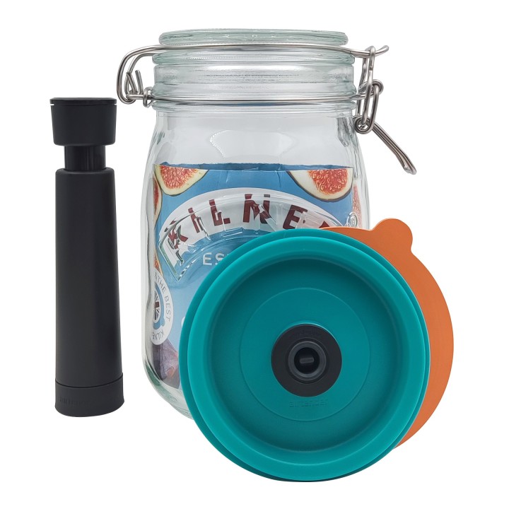 Borcan Kilner cu clip de 1l/34 oz, capac vid, pompa AIRTENDER Borcan Kilner cu clip de 1l/34 oz, capac vid, pompa AIRTENDER