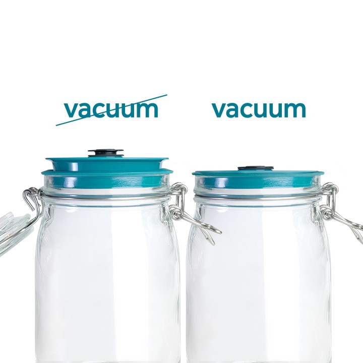 Borcan Kilner cu clip de 1l/34 oz, capac vid, pompa AIRTENDER Borcan Kilner cu clip de 1l/34 oz, capac vid, pompa AIRTENDER