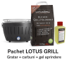 Pachet SMART-MIX 177 - LOTUS GRILL CLASSIC ANTRACIT + Sac carbuni + Gel aprindere