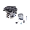 Cilindru drujba Husqvarna 372 XP X-Torq, Original, Diametru 50 mm, Piston cu 2 segmenti, Set motor complet