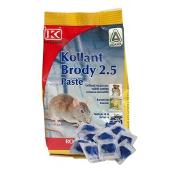 Raticid BRODY PASTA Albastra - 150 g, Kollant, Brodifacoum, Otrava Sobolani si Soareci