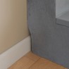 Semineu electric TAGU ROLF CONCRETE GREY PowerFlame - Gri