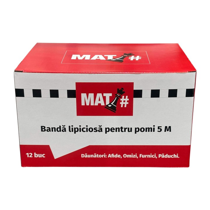 Banda lipicioasa pentru pomi MAT - 14 cm x 5 m Banda lipicioasa pentru pomi MAT - 14 cm x 5 m