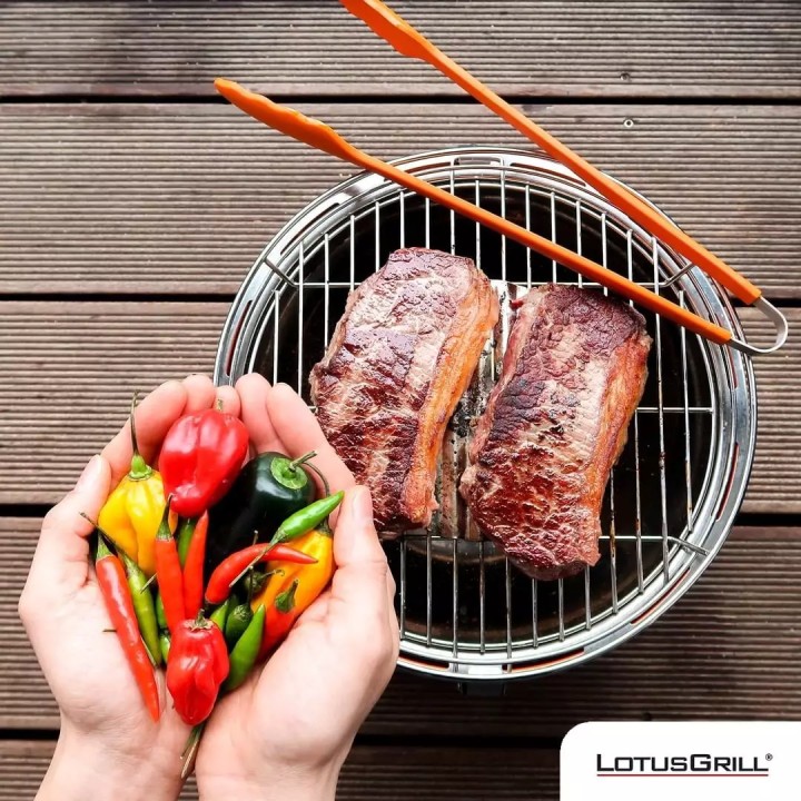 Pachet SMART-MIX 191 - LOTUS GRILL SMALL ANTRACIT + Carbuni + Gel