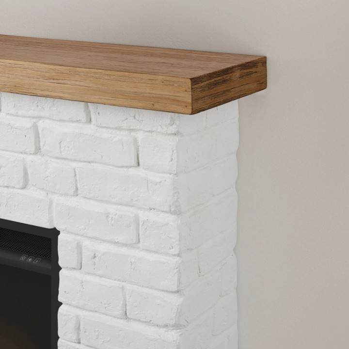 Semineu electric TAGU ROLF BRICK WHITE PowerFlame - Alb Semineu electric TAGU ROLF BRICK WHITE PowerFlame - Alb