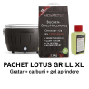 Pachet SMART-MIX 195 - LOTUS GRILL XL ANTRACIT + Sac carbuni + Gel aprindere