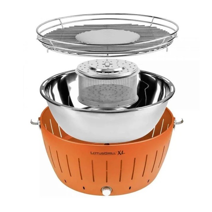 Pachet SMART-MIX 196 - LOTUS GRILL XL PORTOCALIU + Carbuni + Gel