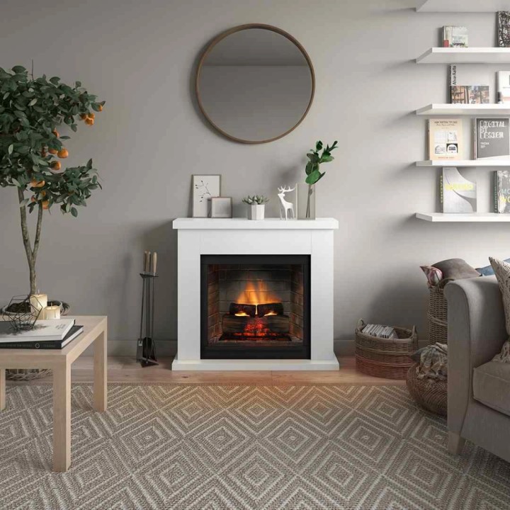 Semineu electric TAGU FRODE PURE WHITE PowerFlame 2 - Alb Semineu electric TAGU FRODE PURE WHITE PowerFlame 2 - Alb