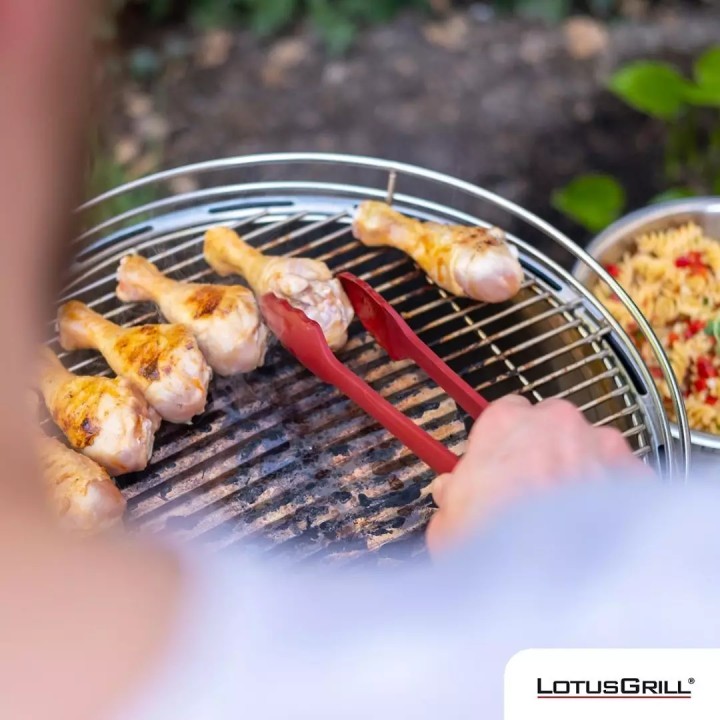 Pachet SMART-MIX 197 - LOTUS GRILL XL ROSU + Carbuni + Gel