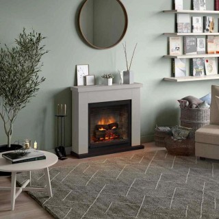 Semineu electric TAGU FRODE LIGHT BEIGE PowerFlame 2 - Bej
