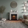 Semineu electric TAGU FRODE LIGHT BEIGE PowerFlame 2 - Bej