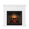 Semineu electric TAGU LARSEN PURE WHITE PowerFlame 2 - Alb