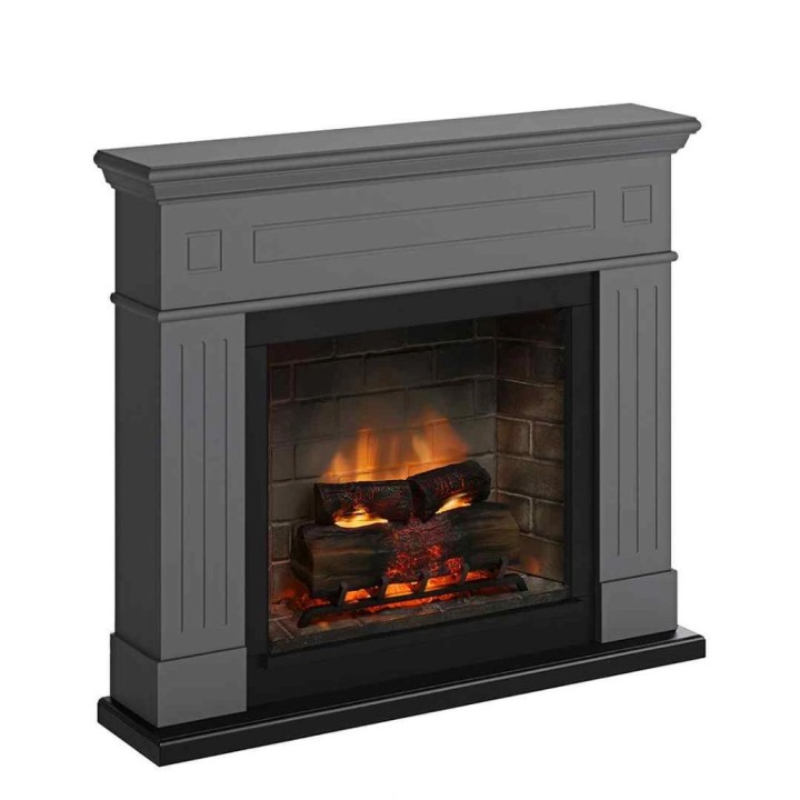 Semineu electric TAGU LARSEN SOLID GREY PowerFlame 2 - Gri Semineu electric TAGU LARSEN SOLID GREY PowerFlame 2 - Gri