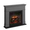 Semineu electric TAGU LARSEN SOLID GREY PowerFlame 2 - Gri