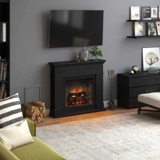 Semineu electric TAGU LARSEN DEEP BLACK PowerFlame 2 - Negru Semineu electric TAGU LARSEN DEEP BLACK PowerFlame 2 - Negru