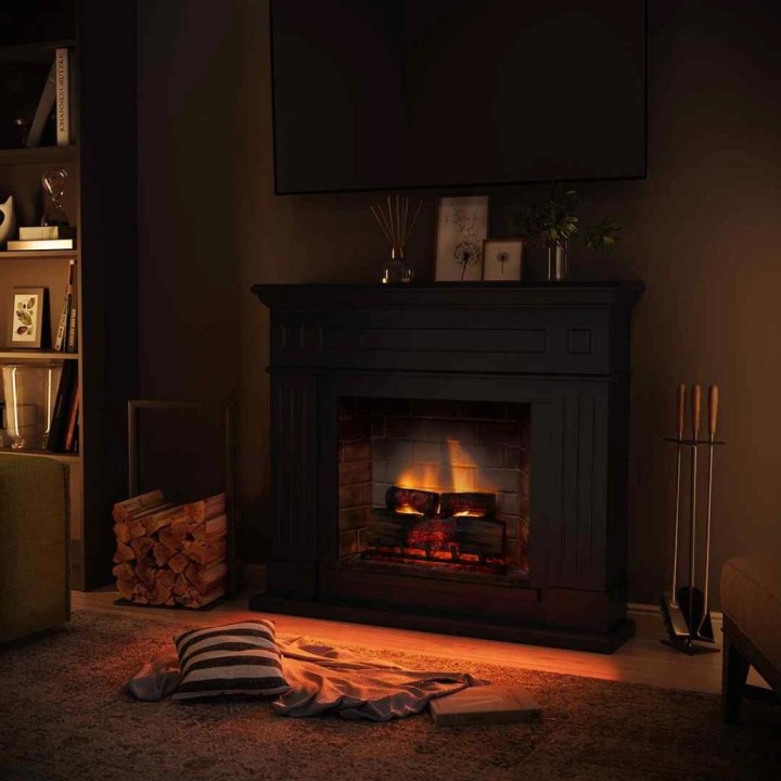 Semineu electric TAGU LARSEN DEEP BLACK PowerFlame 2 - Negru Semineu electric TAGU LARSEN DEEP BLACK PowerFlame 2 - Negru