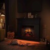 Semineu electric TAGU LARSEN DEEP BLACK PowerFlame 2 - Negru