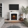 Semineu electric TAGU HELMI PURE WHITE PowerFlame 2 - Alb