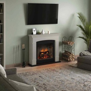 Semineu electric TAGU HELMI LIGHT BEIGE PowerFlame 2 - Bej Semineu electric TAGU HELMI LIGHT BEIGE PowerFlame 2 - Bej
