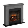 Semineu electric TAGU HELMI SOLID GREY PowerFlame 2 - Gri
