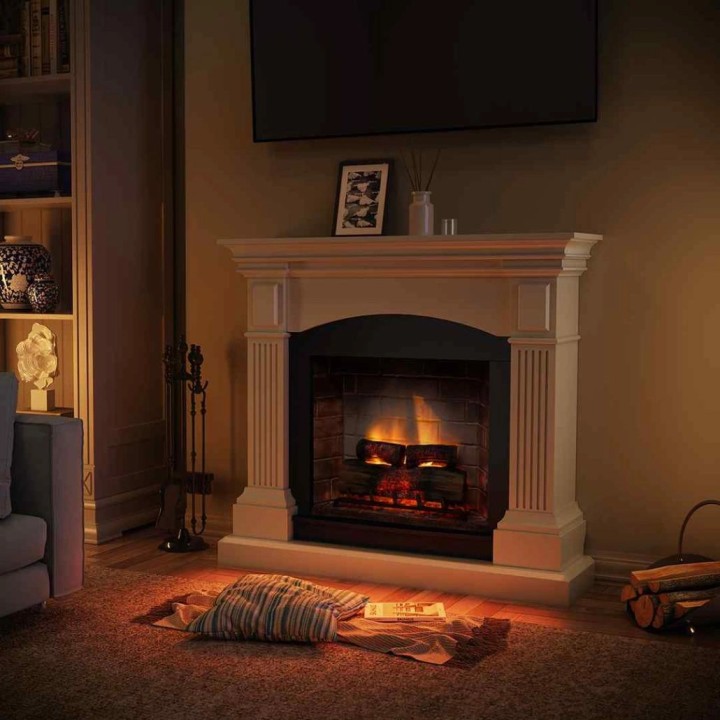 Semineu electric TAGU MAGNA PURE WHITE PowerFlame 2 - Alb Semineu electric TAGU MAGNA PURE WHITE PowerFlame 2 - Alb