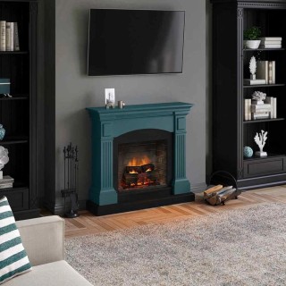 Semineu electric TAGU MAGNA SOFT TURQUOISE PowerFlame 2 - Turcoaz Semineu electric TAGU MAGNA SOFT TURQUOISE PowerFlame 2 - Turcoaz
