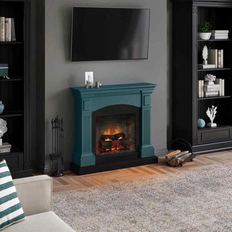 Semineu electric TAGU MAGNA SOFT TURQUOISE PowerFlame 2 - Turcoaz