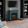 Semineu electric TAGU MAGNA SOFT TURQUOISE PowerFlame 2 - Turcoaz