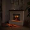 Semineu electric TAGU ROLF BRICK WHITE PowerFlame 2 - Alb