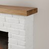 Semineu electric TAGU ROLF BRICK WHITE PowerFlame 2 - Alb
