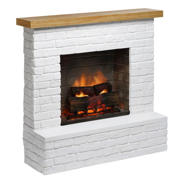 Semineu electric TAGU ROLF BRICK WHITE PowerFlame 2 - Alb Semineu electric TAGU ROLF BRICK WHITE PowerFlame 2 - Alb