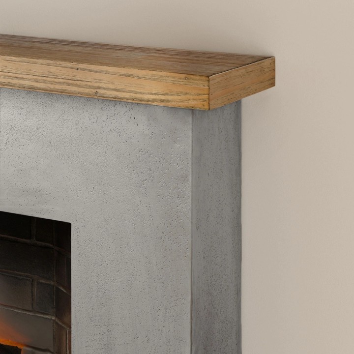 Semineu electric TAGU ROLF CONCRETE GREY PowerFlame 2 - Gri Semineu electric TAGU ROLF CONCRETE GREY PowerFlame 2 - Gri