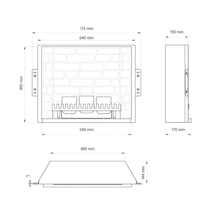 Focar cu lumanari TAGU ZENFLAME