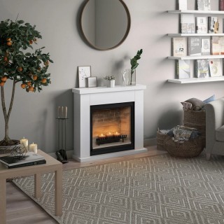 Semineu decorativ cu lumanari TAGU FRODE PURE WHITE ZenFlame Semineu decorativ cu lumanari TAGU FRODE PURE WHITE ZenFlame