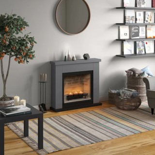 Semineu decorativ cu lumanari TAGU FRODE SOLID GREY ZenFlame Semineu decorativ cu lumanari TAGU FRODE SOLID GREY ZenFlame