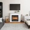 Semineu decorativ cu lumanari TAGU LARSEN PURE WHITE ZenFlame - Alb