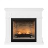 Semineu decorativ cu lumanari TAGU LARSEN PURE WHITE ZenFlame - Alb
