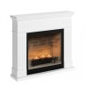 Semineu decorativ cu lumanari TAGU LARSEN PURE WHITE ZenFlame - Alb