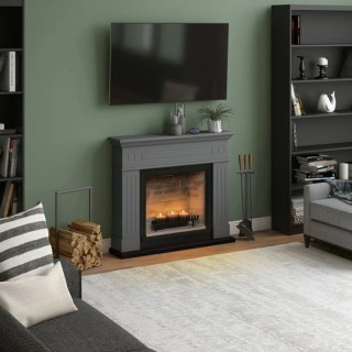 Semineu decorativ cu lumanari TAGU LARSEN SOLID GREY ZenFlame Semineu decorativ cu lumanari TAGU LARSEN SOLID GREY ZenFlame