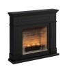 Semineu decorativ cu lumanari TAGU LARSEN DEEP BLACK ZenFlame - Negru