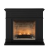 Semineu decorativ cu lumanari TAGU LARSEN DEEP BLACK ZenFlame - Negru