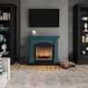 Semineu decorativ cu lumanari TAGU MAGNA SOFT TURQUOISE ZenFlame - Turcoaz