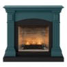 Semineu decorativ cu lumanari TAGU MAGNA SOFT TURQUOISE ZenFlame - Turcoaz