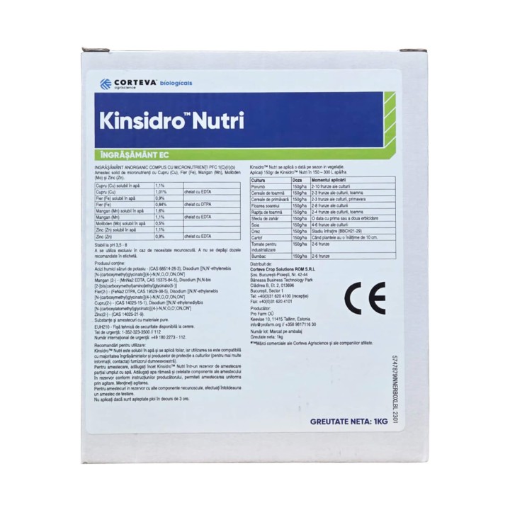Fertilizant KINSIDRO NUTRI, 1 kg, Corteva