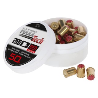 Set 50 cartuse speciale Kerbl cal. 9 × 17, rosii Set 50 cartuse speciale Kerbl cal. 9 × 17, rosii