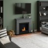 Semineu cu bioetanol TAGU LARSEN SOLID GREY FreeFlame - Gri